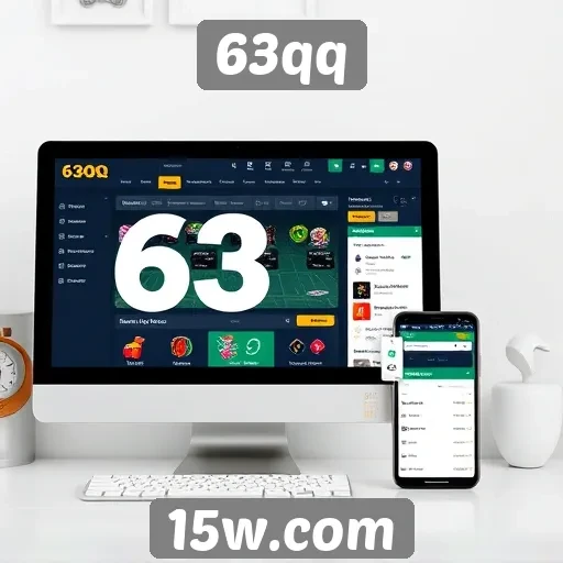 Interface do usuário do site 63qq e sua usabilidade